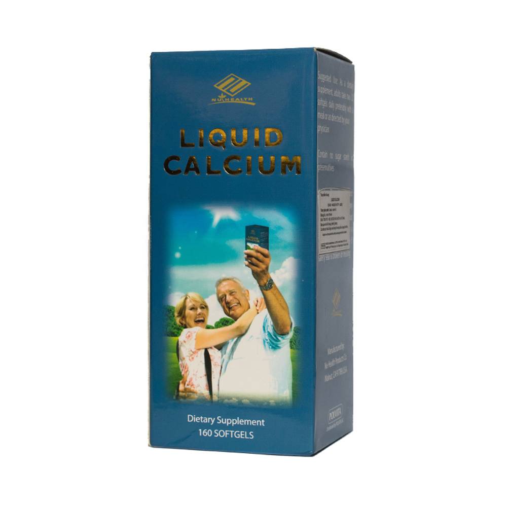 Hình ảnh Viên uống Liquid Calcium Nu-Health bổ sung canxi, vitamin D cần thiết cho cơ thể (160 viên)