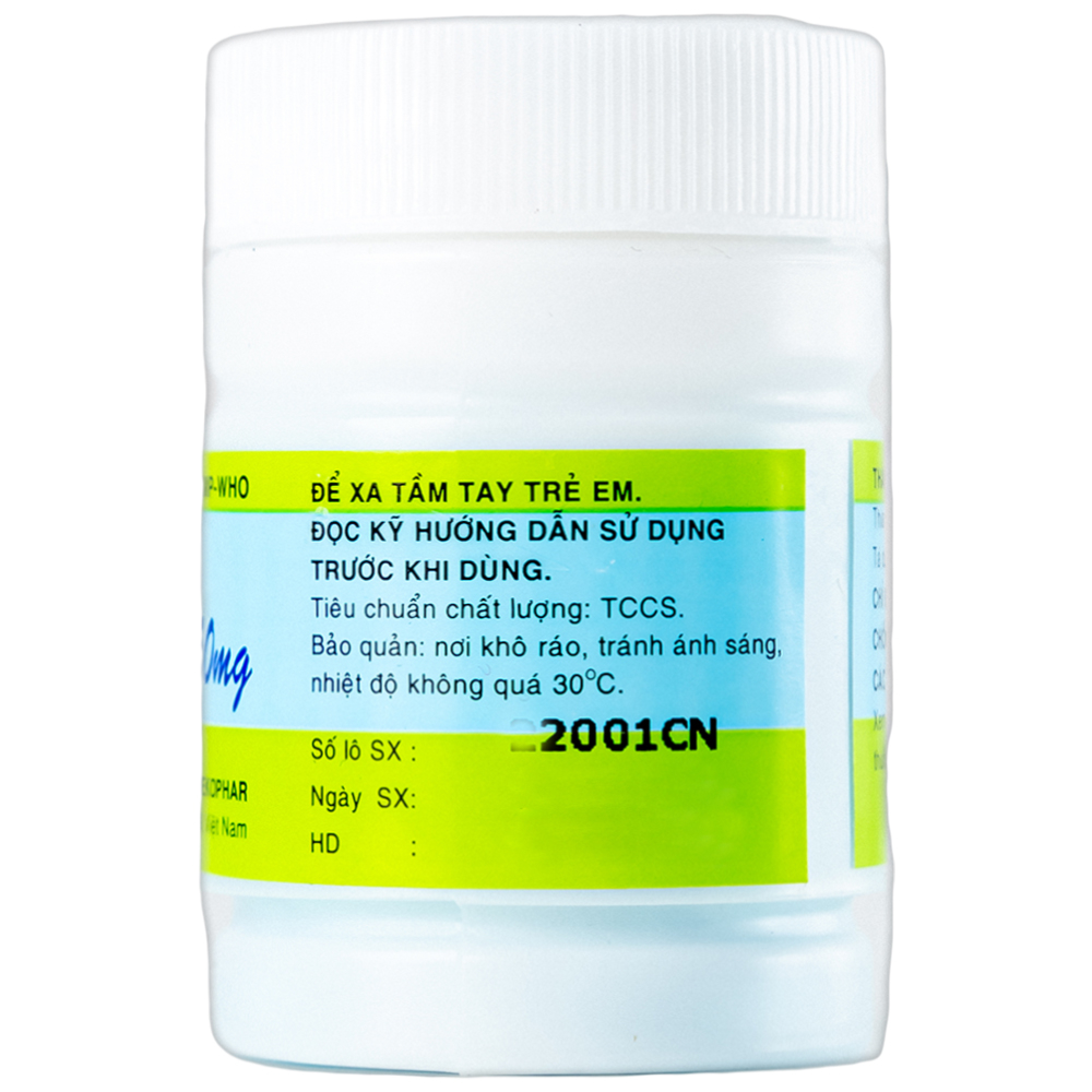 Hình ảnh Thuốc Vitamin B1 50mg Mekophar điều trị thiếu Vitamin B (100 viên)