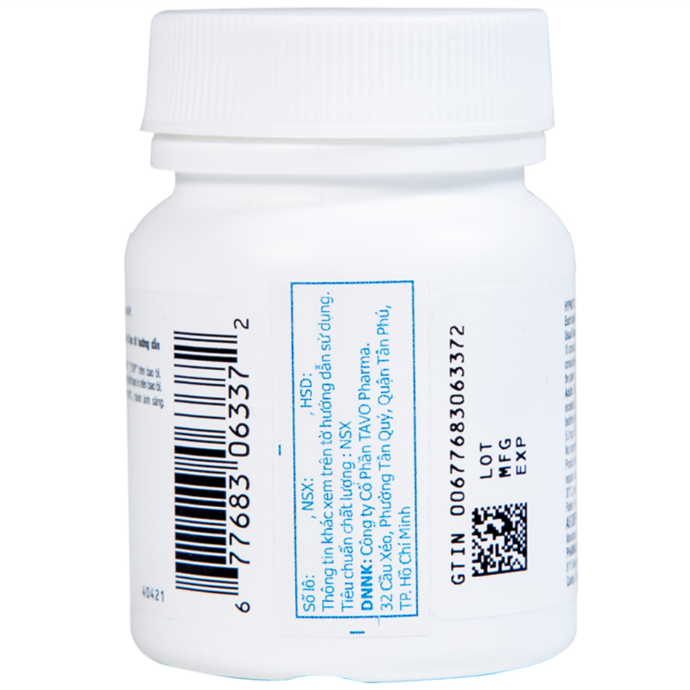 Hình ảnh Viên nén Phamzopic 7.5mg Pharmascience điều trị rối loạn giấc ngủ (100 viên)