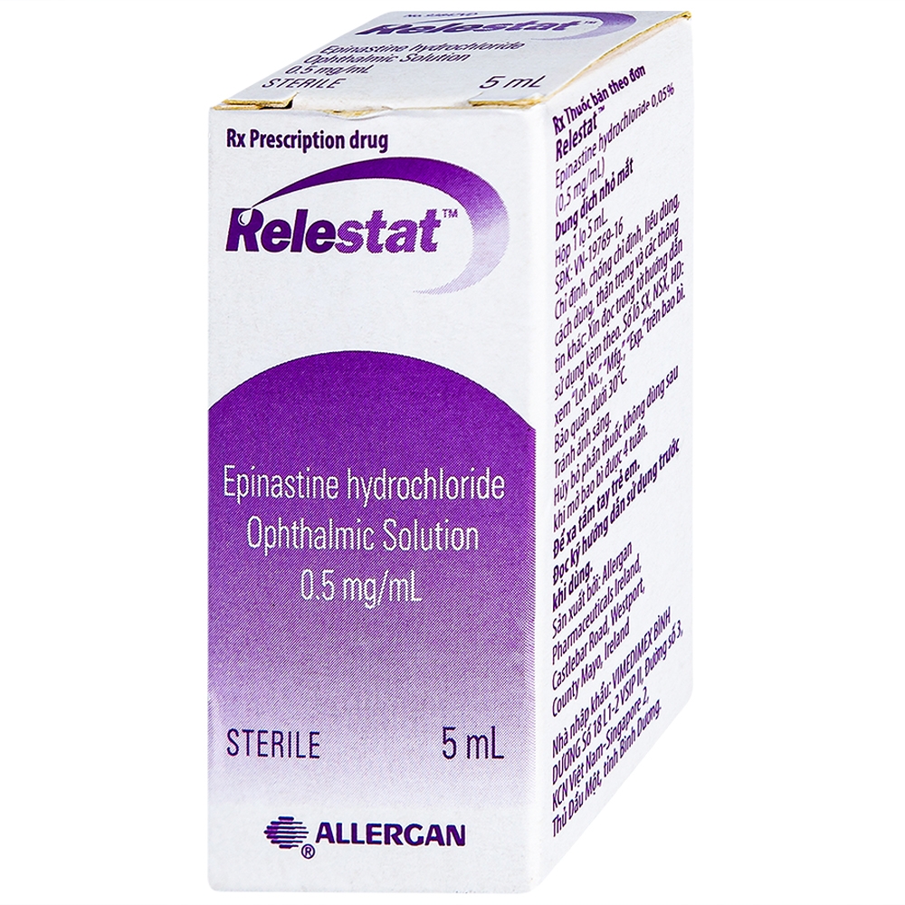 Hình ảnh Dung dịch Relestat Allergan điều trị và phòng ngừa ngứa mắt (5ml)