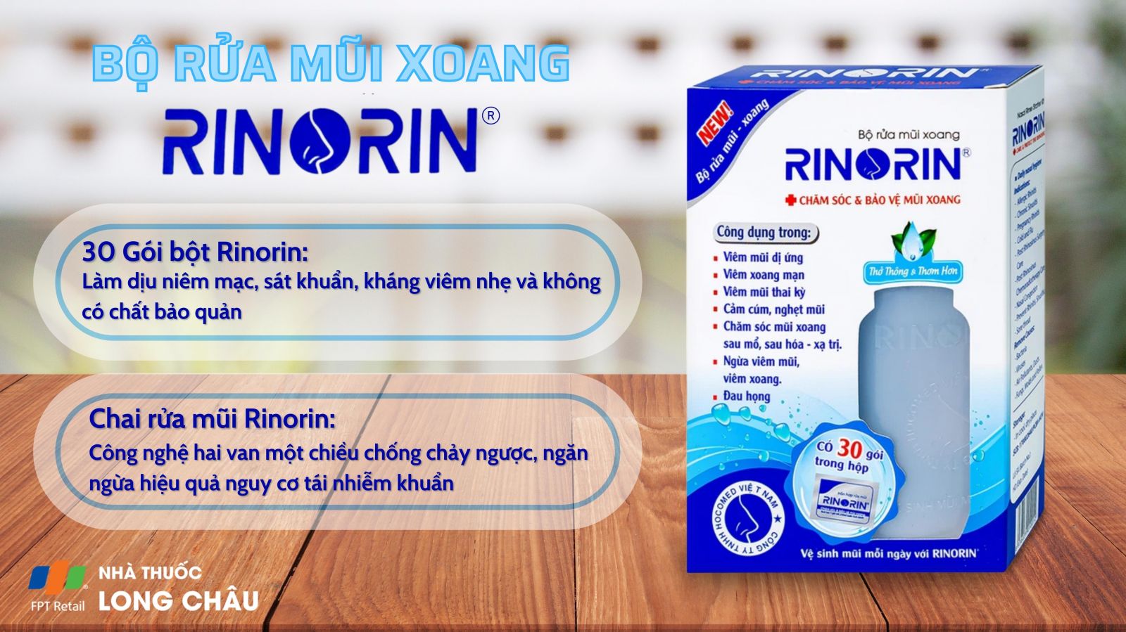 Bộ rửa mũi xoang Rinorin 1