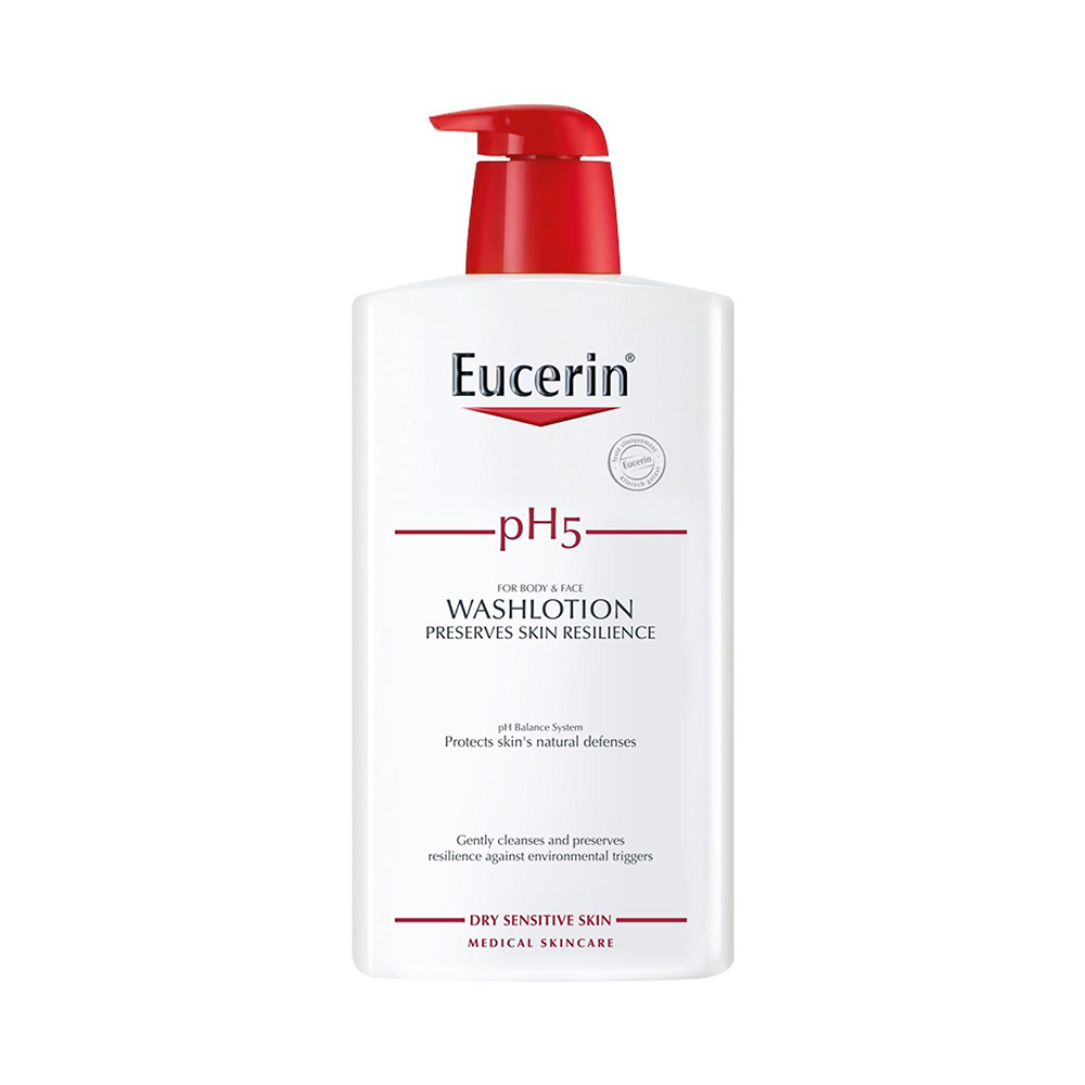Hình ảnh Sữa tắm Eucerin pH5 WashLotion Preserves Skin Resilience dành cho da nhạy cảm (1000ml)