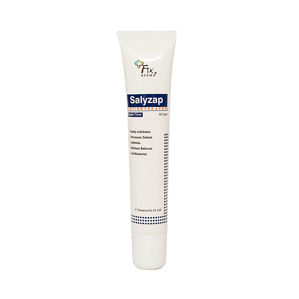 Hình ảnh Lotion Fixderma Salyzap Lotion For Acne giảm mụn, ngăn ngừa hình thành nhân mụn mới (20ml)