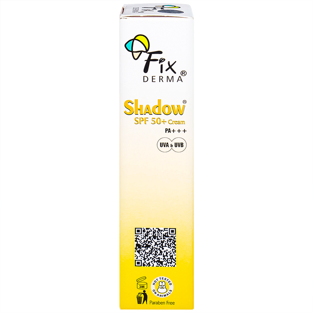 Hình ảnh Kem Fixderma Shadow SPF 50+ Cream giúp chống nắng và dưỡng ẩm (75g)