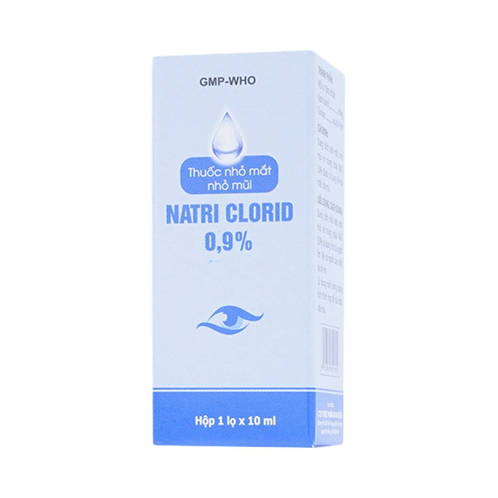 Hình ảnh Thuốc nhỏ mắt, nhỏ mũi Natri Clorid 0.9% Gia Nguyễn dùng để rửa mắt, mũi (10ml)