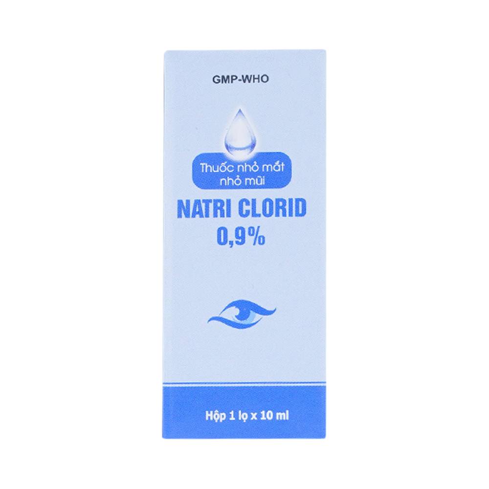 Hình ảnh Thuốc nhỏ mắt, nhỏ mũi Natri Clorid 0.9% Gia Nguyễn dùng để rửa mắt, mũi (10ml)