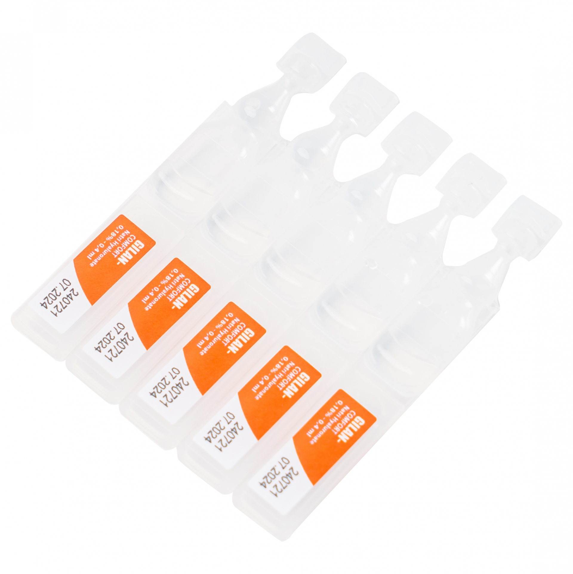 Hình ảnh Dung dịch nhỏ mắt Gilan Comfort Solopharm 0.4ml điều trị khô mắt, hội chứng Stevens Johnson (30 ống)