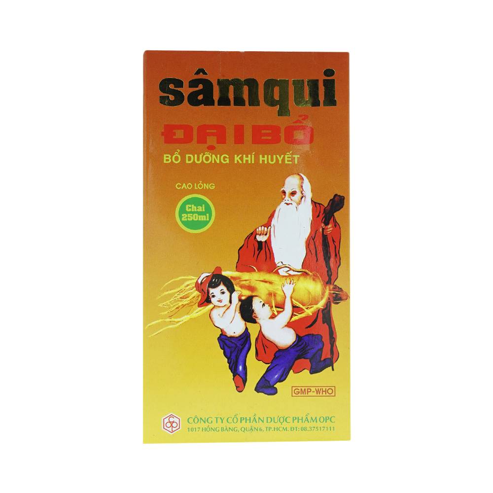 Hình ảnh Siro Sâm Qui Đại Bổ OPC bổ dưỡng khí quyết (250ml)