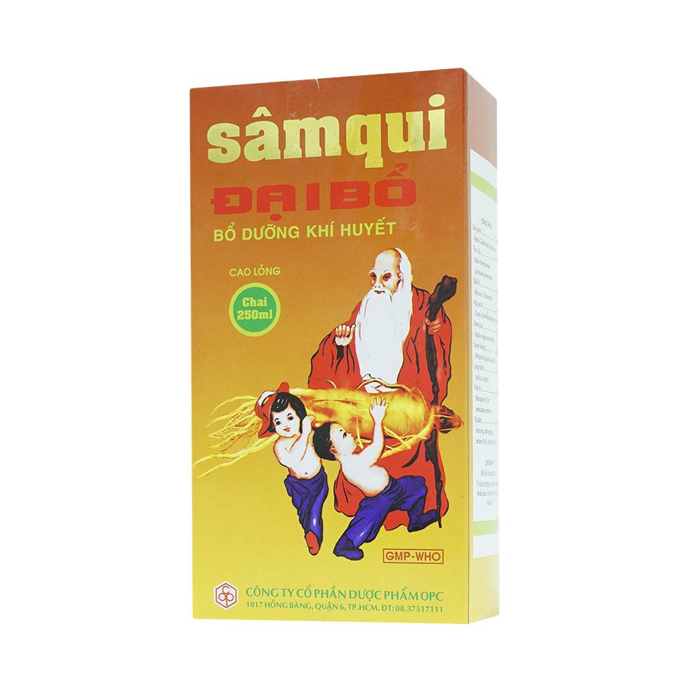 Hình ảnh Siro Sâm Qui Đại Bổ OPC bổ dưỡng khí quyết (250ml)