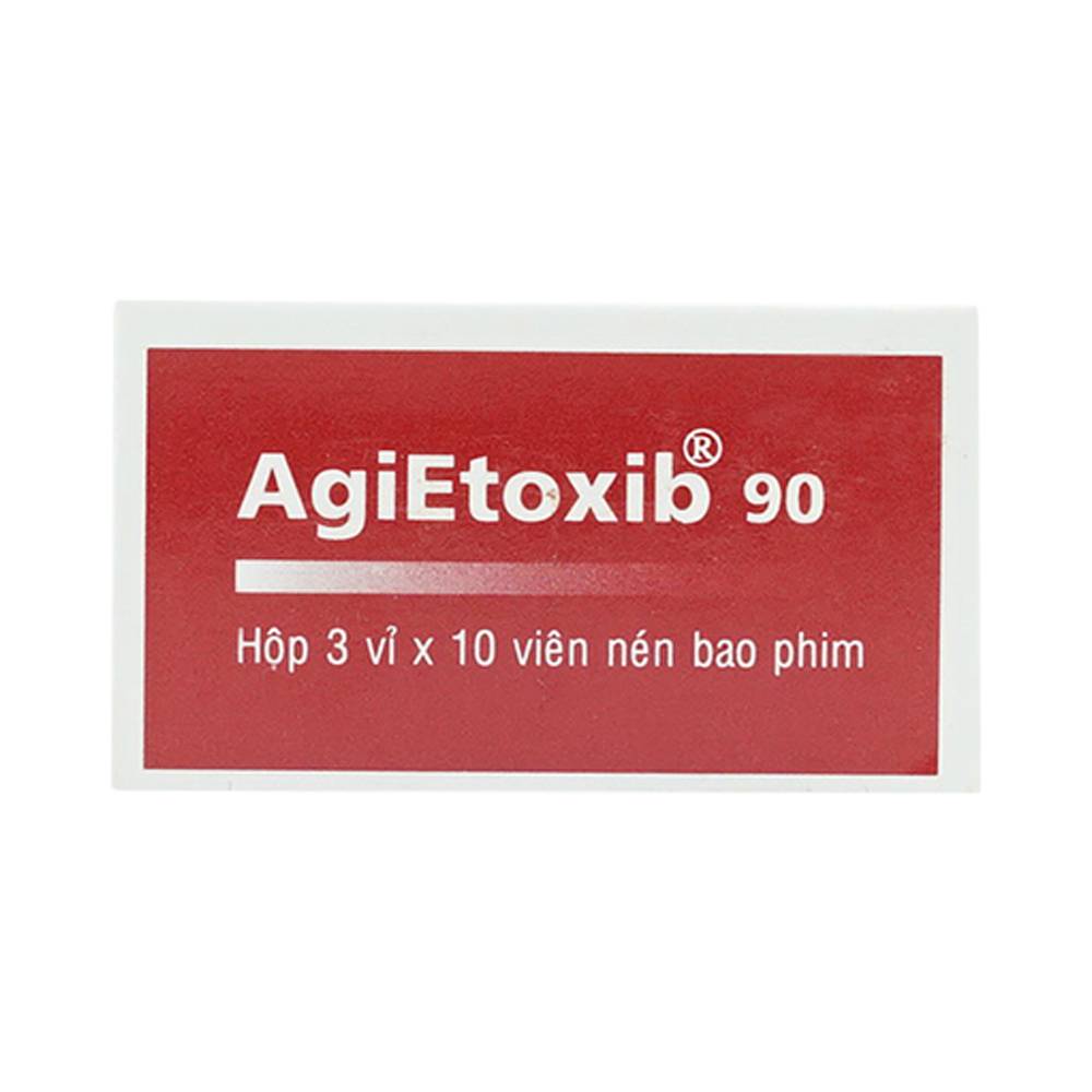 Hình ảnh Thuốc Agietoxib 90 Agimexpharm điều trị viêm xương khớp (3 vỉ x 10 viên)