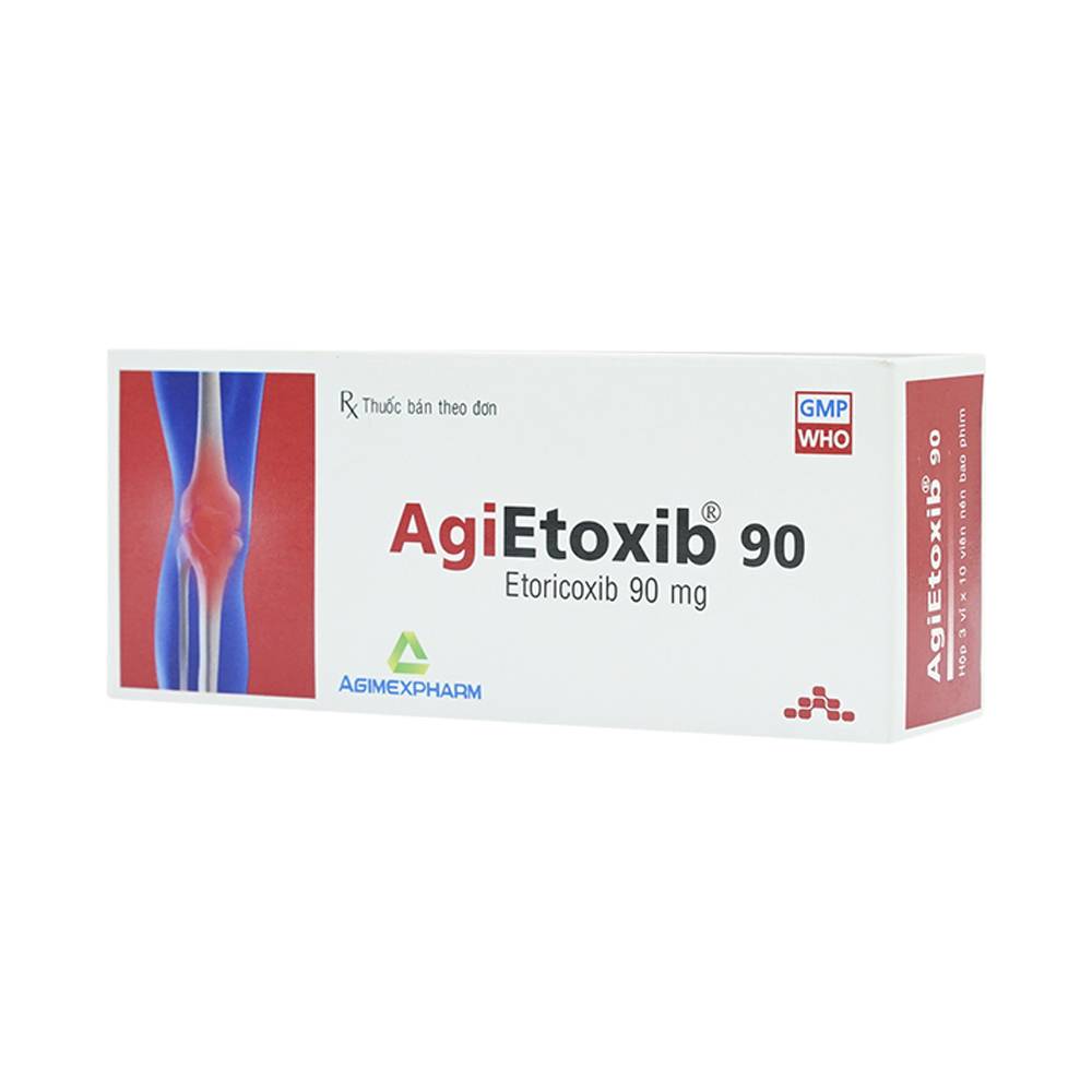 Hình ảnh Thuốc Agietoxib 90 Agimexpharm điều trị viêm xương khớp (3 vỉ x 10 viên)