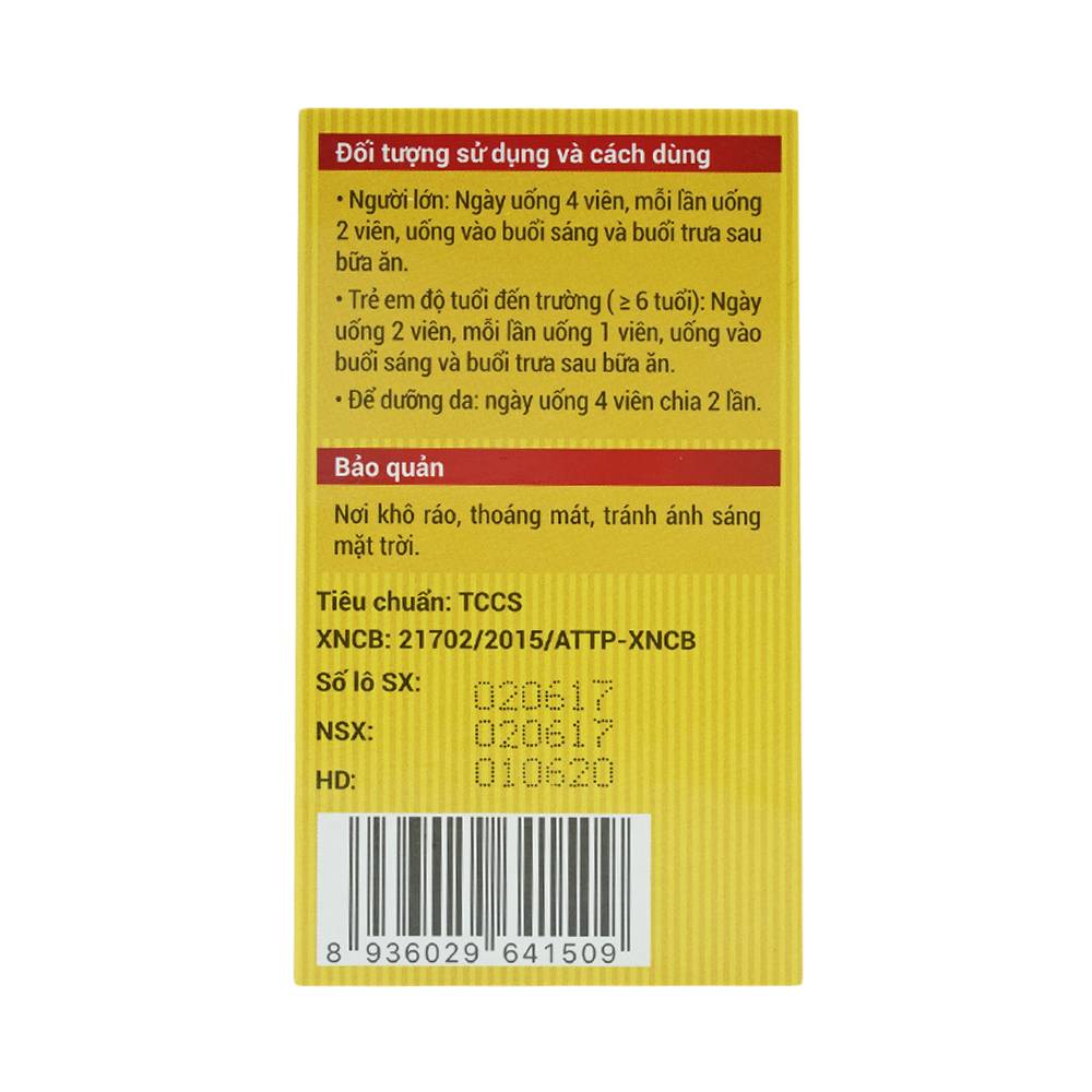 Hình ảnh Viên Dầu Gấc PV hỗ trợ giúp làm sáng mắt, giảm khô mắt, mờ mắt, quáng gà (100 viên)