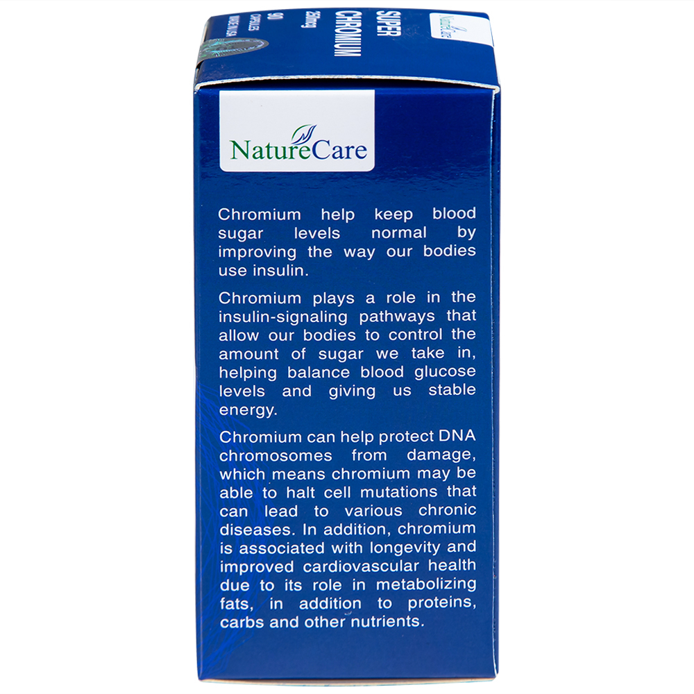 Hình ảnh Viên uống Super Chromium 250mcg NatureCare cân bằng đường huyết, giảm cholesterol (90 viên)