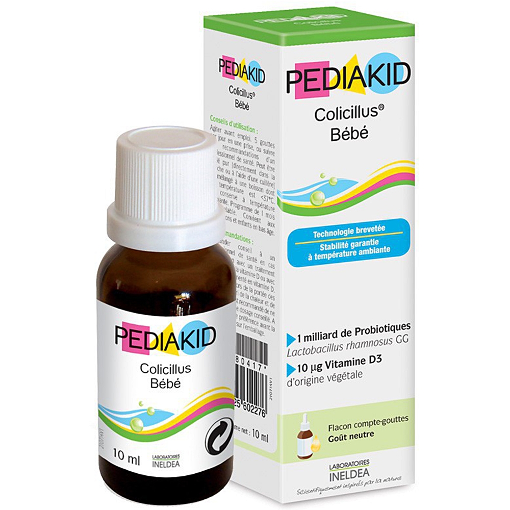 Hình ảnh Siro Pediakid Colicillus Bébé làm cân bằng hệ vi khuẩn tiêu hóa, tăng khả năng hấp thu thức ăn (10ml)