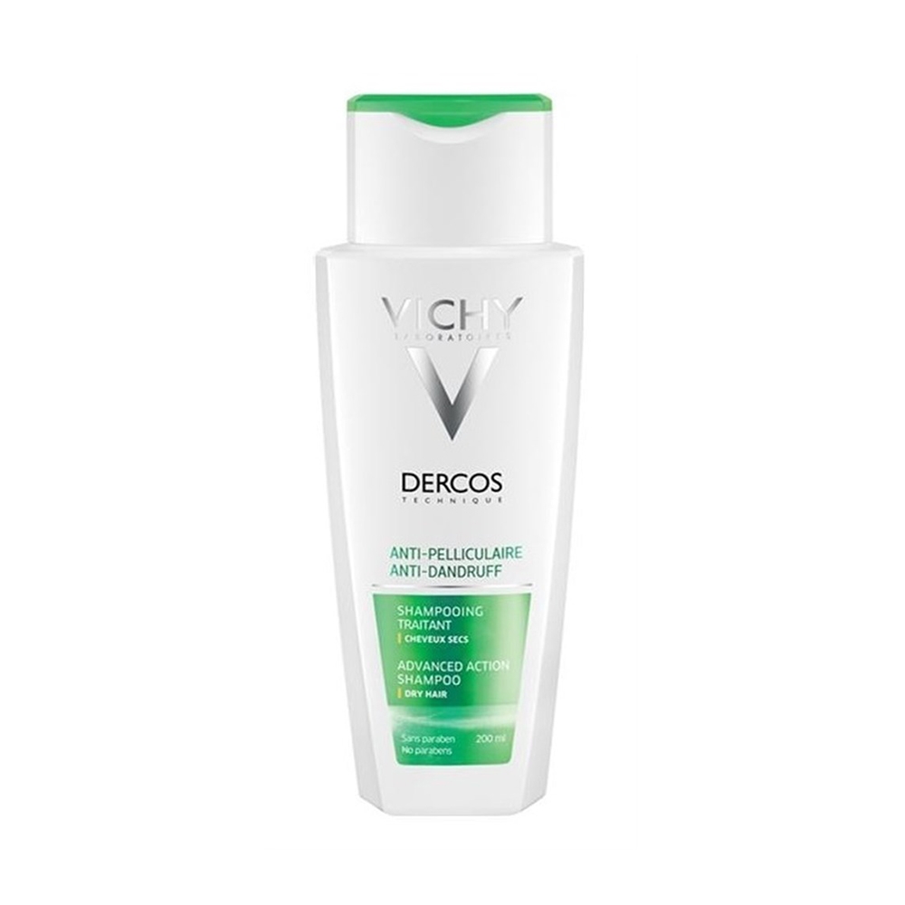 Hình ảnh Dầu gội Vichy Dercos Anti-Pelliculaire Anti-Dandruff Dry Hair giảm gàu, ngứa da đầu (200ml)