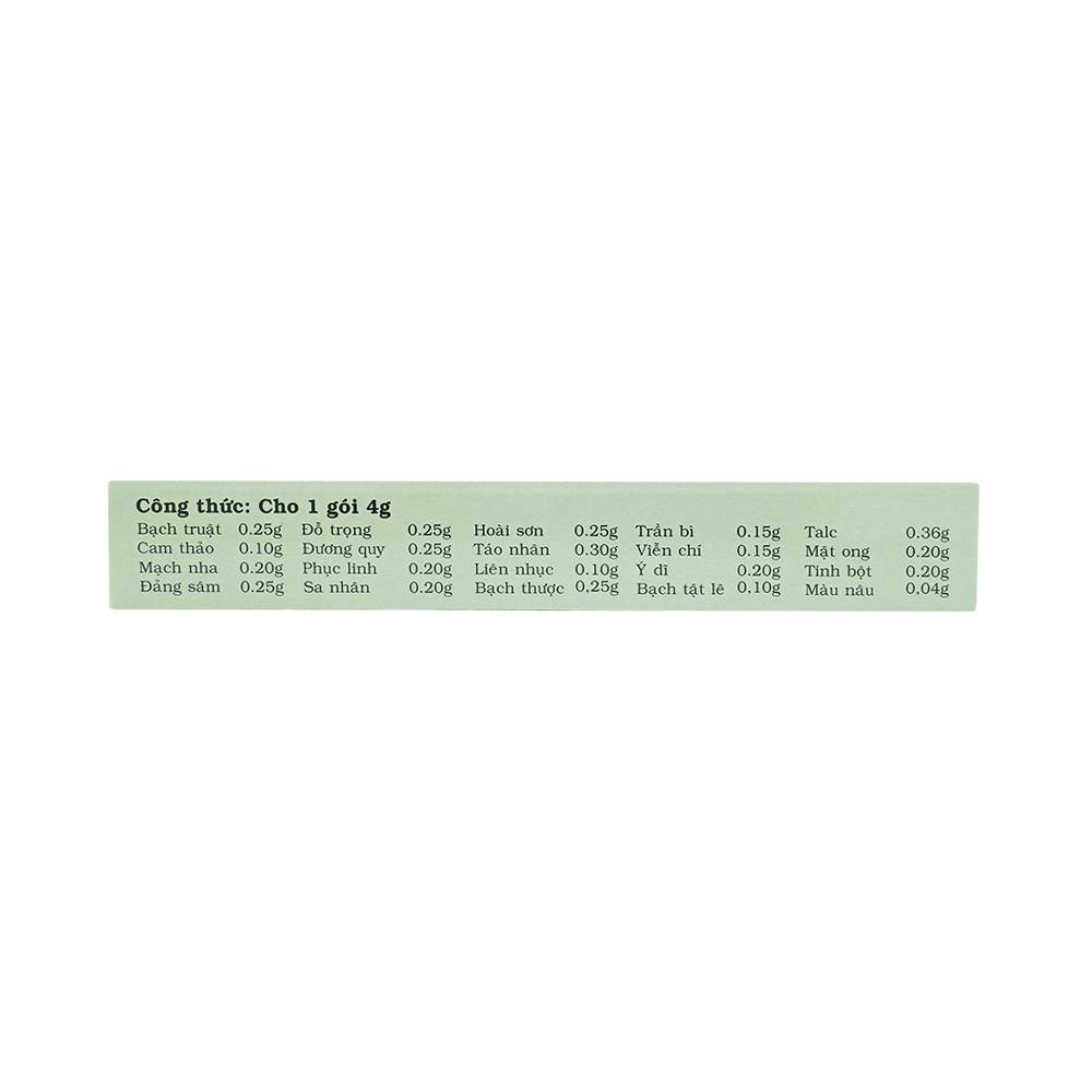 Hình ảnh Thuốc Dưỡng Tâm Kiện Tỳ Hoàn dưỡng tâm, an thần, bồi bổ khí huyết (10 gói x 4g)
