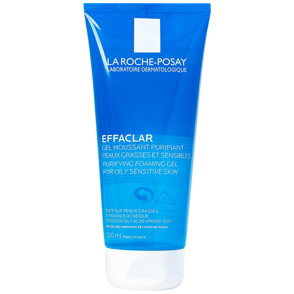Hình ảnh Gel rửa mặt tạo bọt La Roche-Posay Effaclar Purifying Foaming Gel For Oily Sensitive Skin cho da dầu nhạy cảm (200ml)