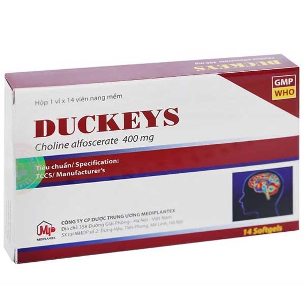 Hình ảnh Thuốc Duckeys Mediplantex hỗ trợ điều trị triệu chứng bệnh azheimer (1 vỉ x 14 viên)