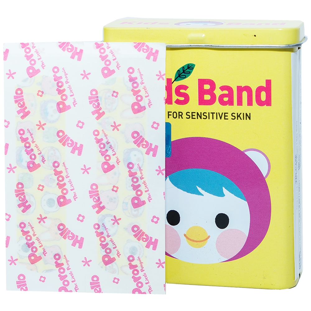 Hình ảnh Băng keo cá nhân in hình Pororo Kids Band 2 size Young Chemical bảo vệ vết thương dành cho trẻ nhỏ (25 miếng)