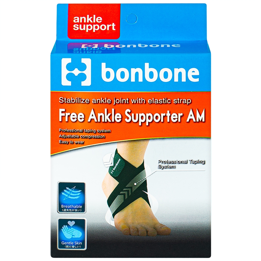 Hình ảnh Đai cố định cổ chân size M - L Bonbone Free Ankle Supporter AM