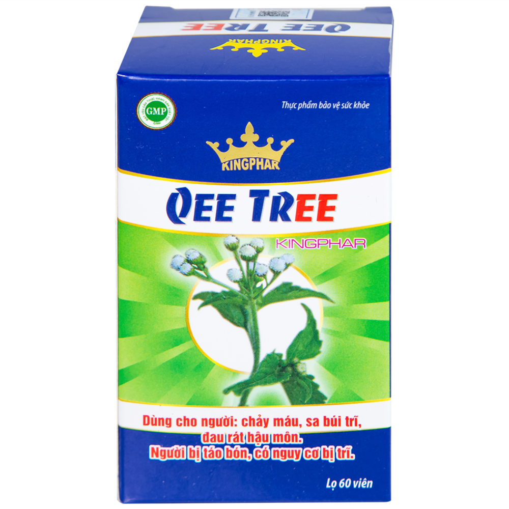 Hình ảnh Viên uống Qee Tree Kingphar tăng độ bền thành mạch, nhuận tràng, chống táo bón (60 viên)