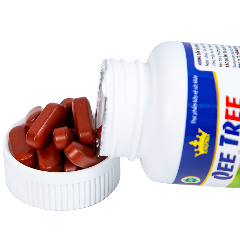 Hình ảnh Viên uống Qee Tree Kingphar tăng độ bền thành mạch, nhuận tràng, chống táo bón (60 viên)
