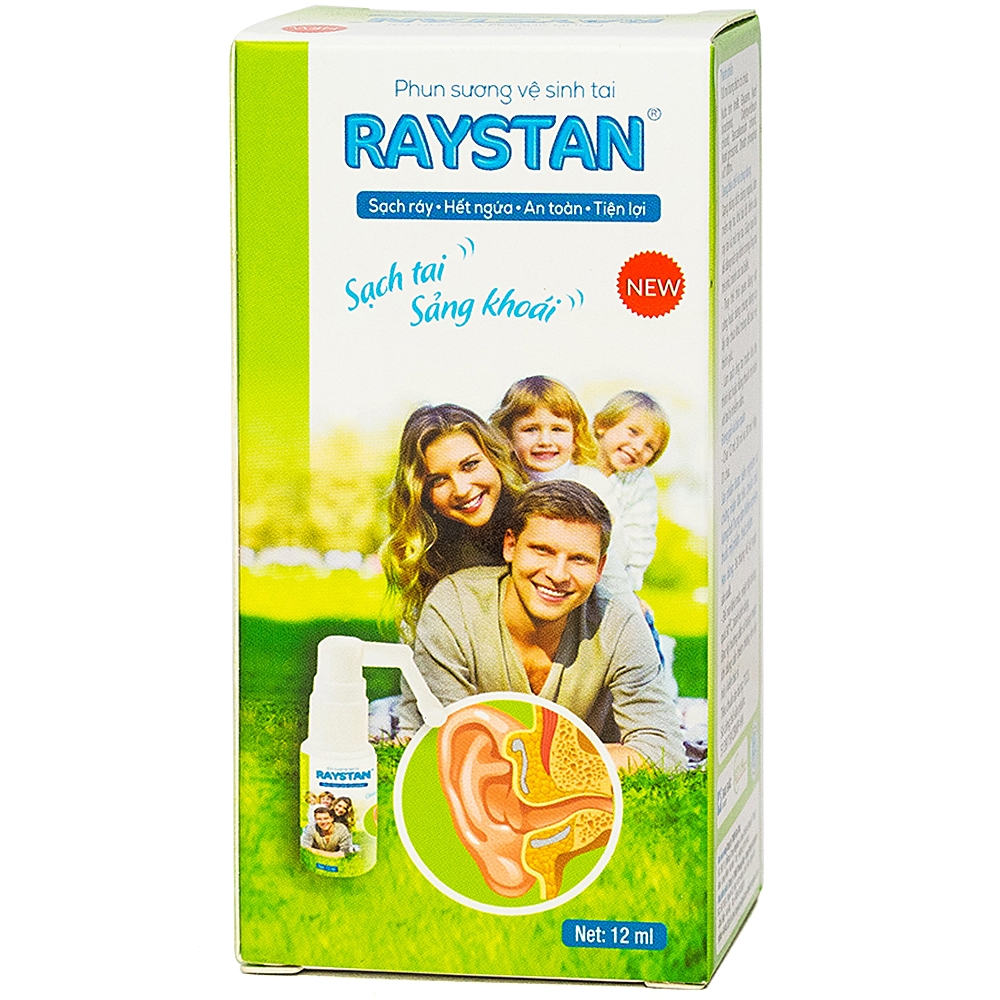 Hình ảnh Phun sương vệ sinh tai Raystan sạch ráy, hết ngứa (12ml)