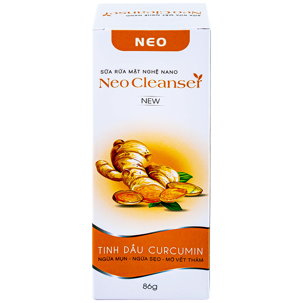 Hình ảnh Sữa rửa mặt nghệ Nano Neo Cleanser ngừa mụn, ngừa sẹo, mờ vết thâm (86g)