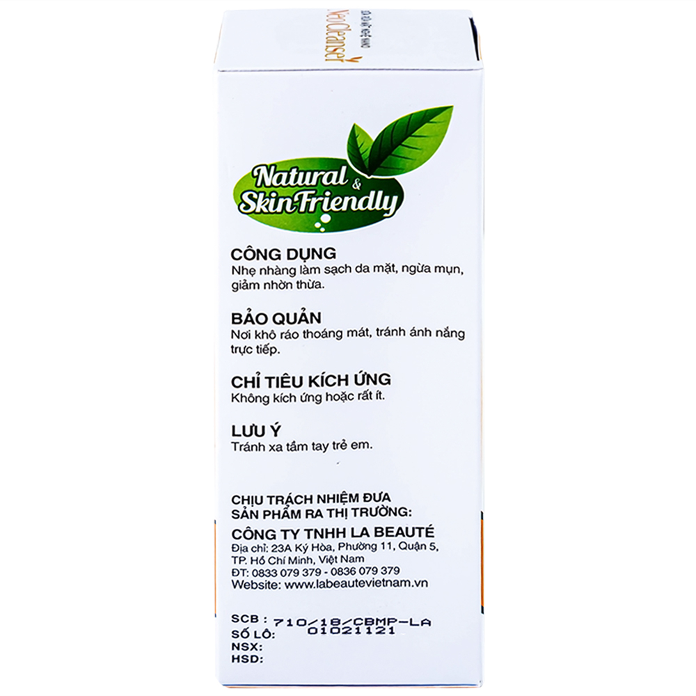 Hình ảnh Sữa rửa mặt nghệ Nano Neo Cleanser ngừa mụn, ngừa sẹo, mờ vết thâm (86g)