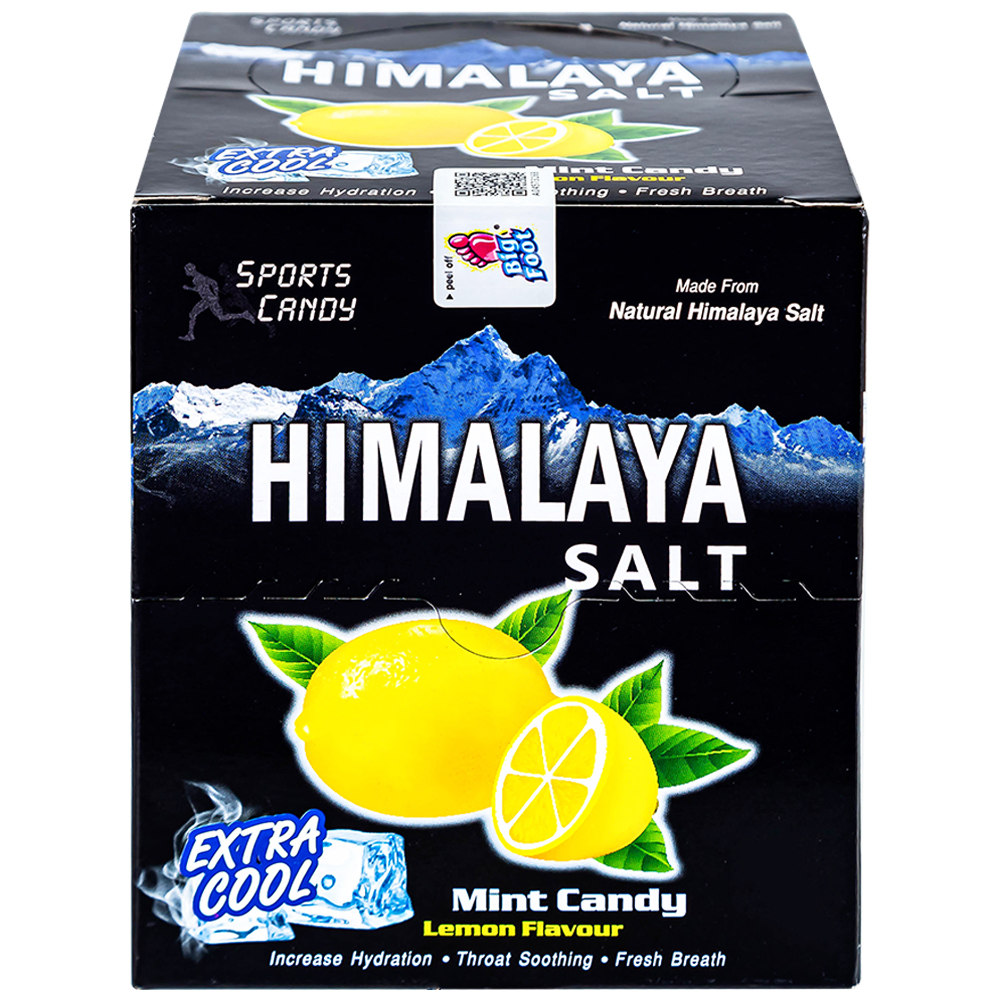 Hình ảnh Kẹo chanh muối Himalaya vị bạc hà bổ sung dinh dưỡng, năng lượng và các Vitamin C (12 gói x 15g)