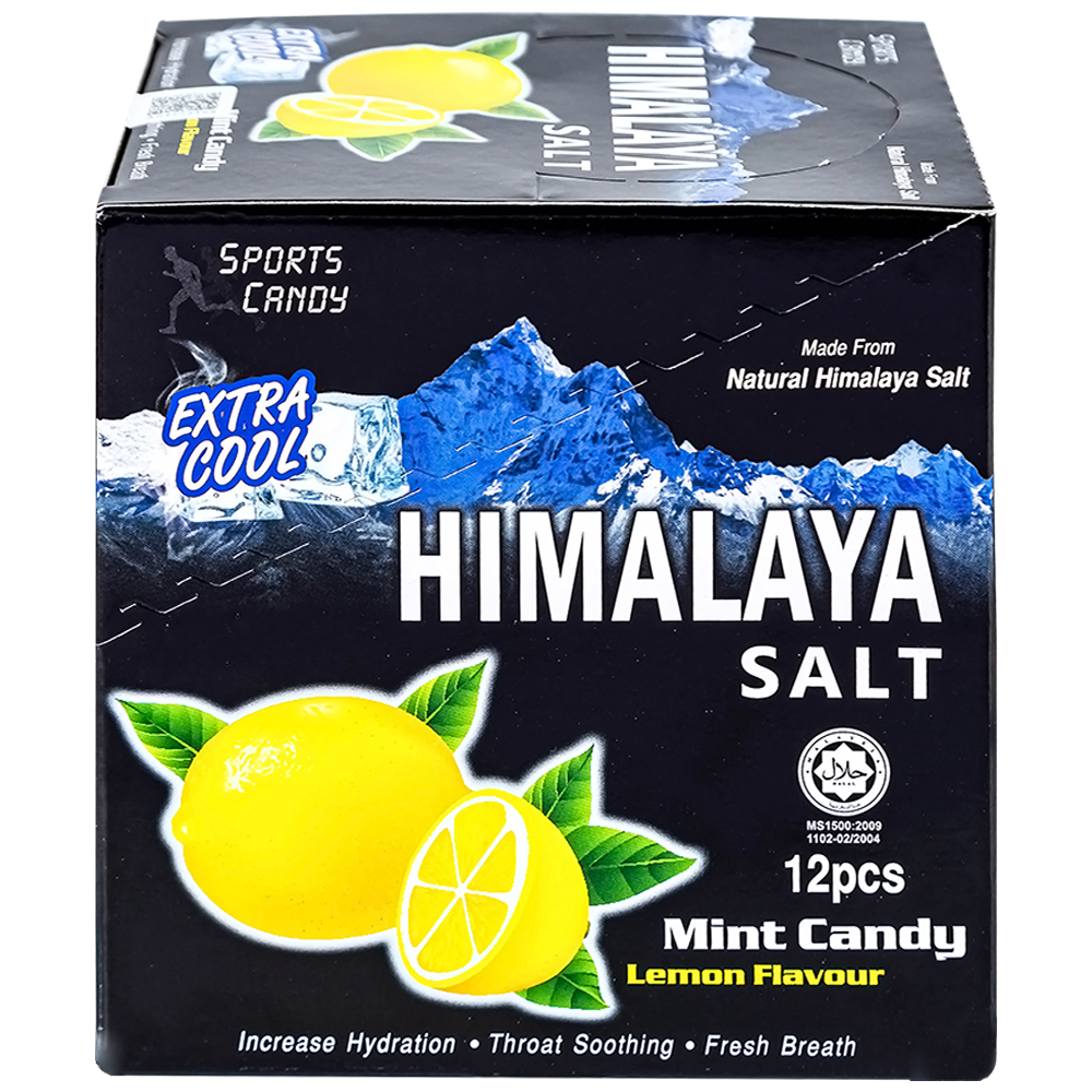 Hình ảnh Kẹo chanh muối Himalaya vị bạc hà bổ sung dinh dưỡng, năng lượng và các Vitamin C (12 gói x 15g)
