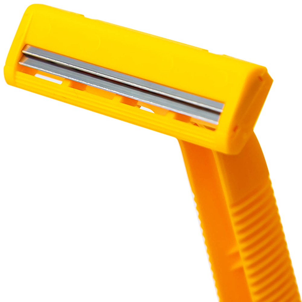 Hình ảnh Dao cạo râu cán vàng Gillette Super Thin cạo sát, giảm khả năng trầy xước (2 cái)