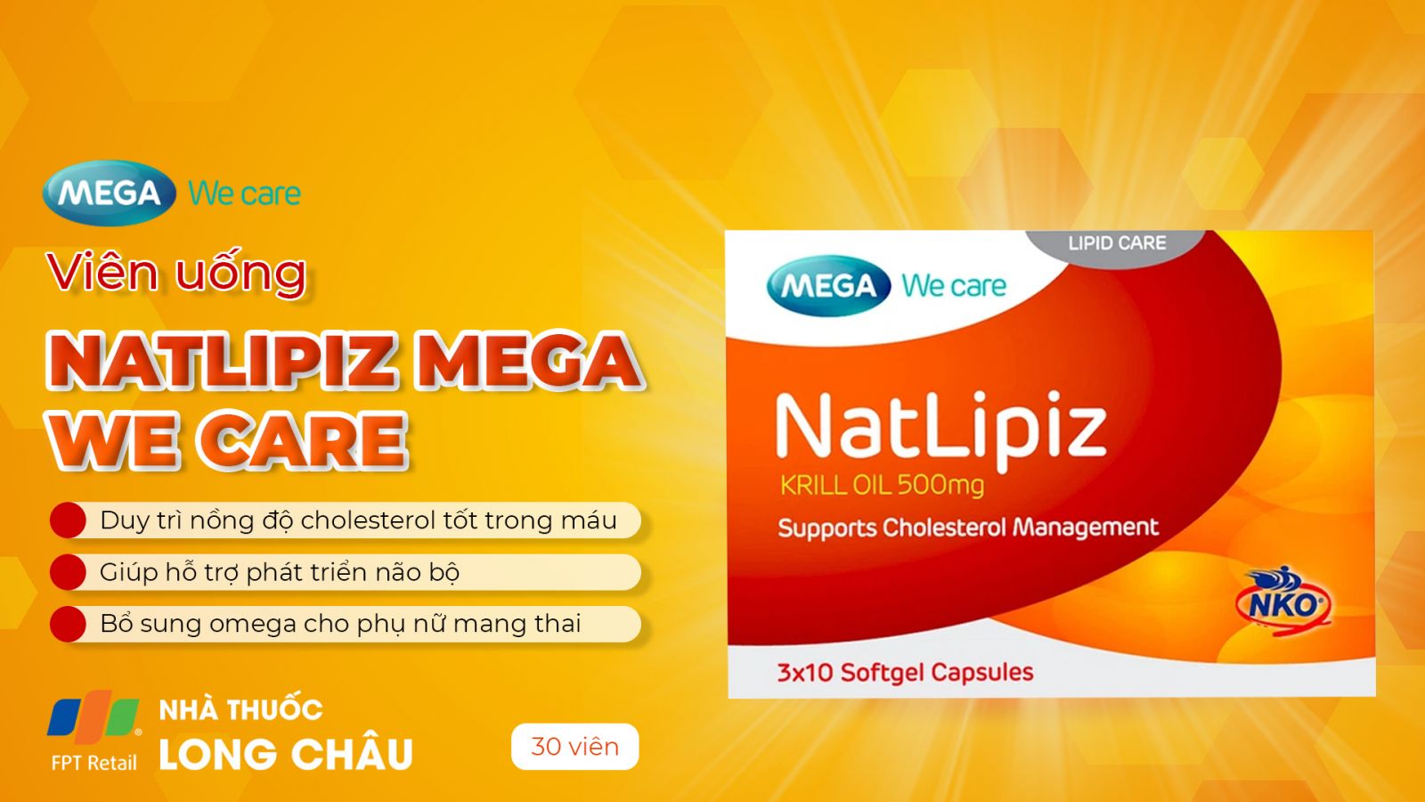 NatLipiz cải thiện lipid trong máu
