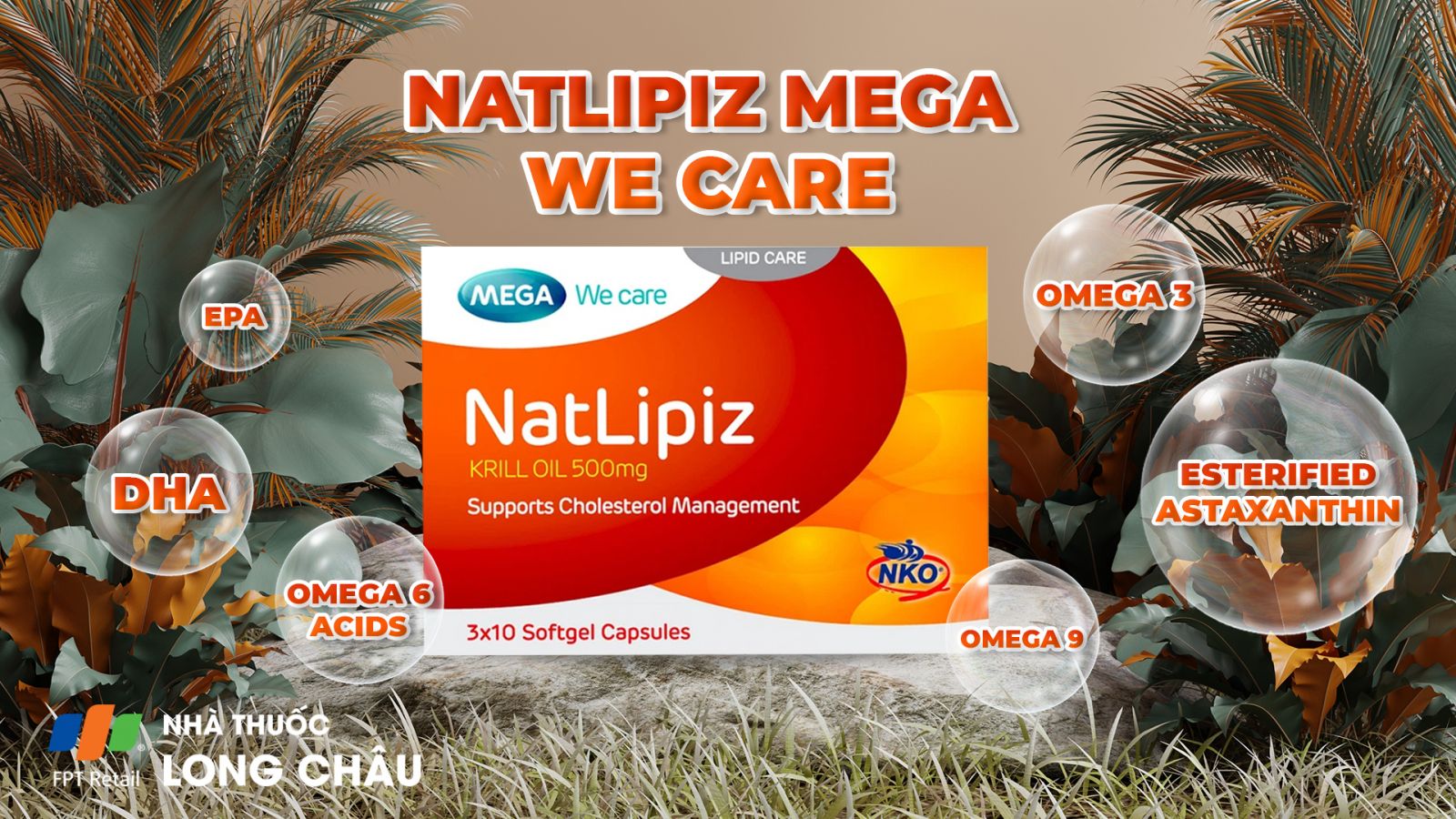Viên uống NatLipiz duy trì cholesterol tốt
