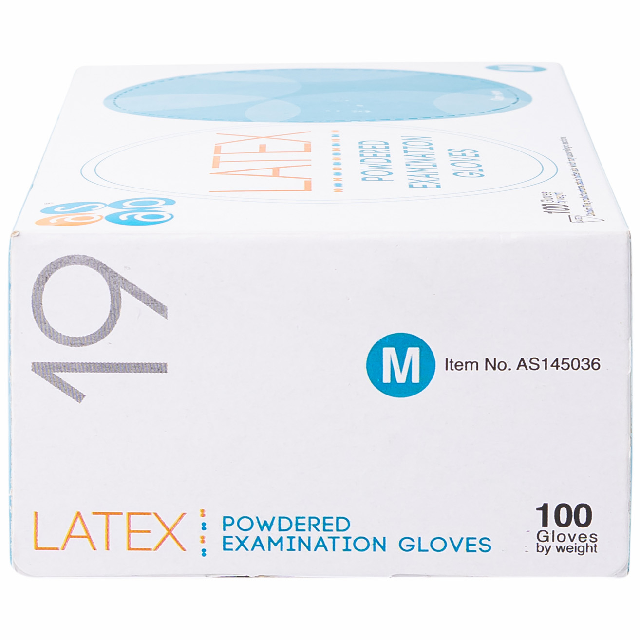 Hình ảnh Găng tay cao su y tế có bột Latex ASAP Malaysia Size M (100 cái)