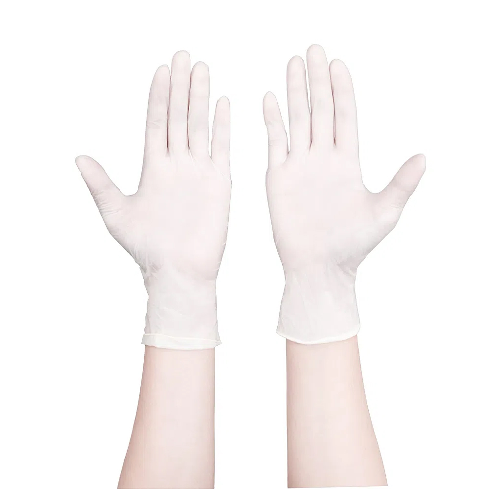 Hình ảnh Găng tay cao su y tế có bột Latex ASAP Malaysia Size M (100 cái)