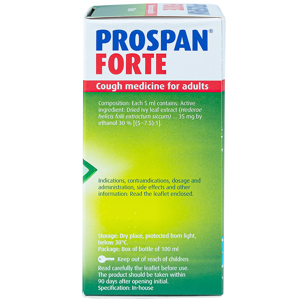 Hình ảnh Thuốc Prospan Forte Engelhard điều trị viêm đường hô hấp cấp (100ml) 