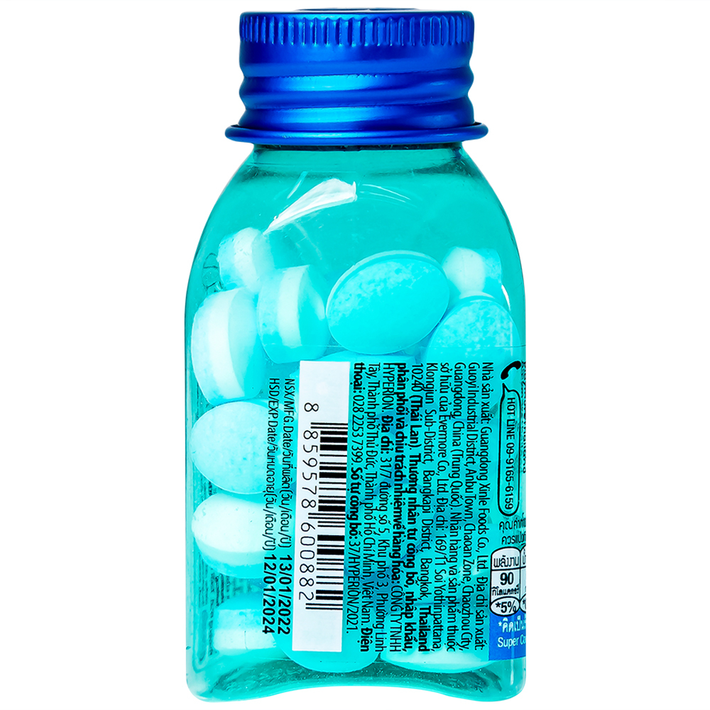 Hình ảnh Kẹo the PlayMore hương Bạc Hà hơi thở thơm mát, sảng khoái dài lâu (22g)