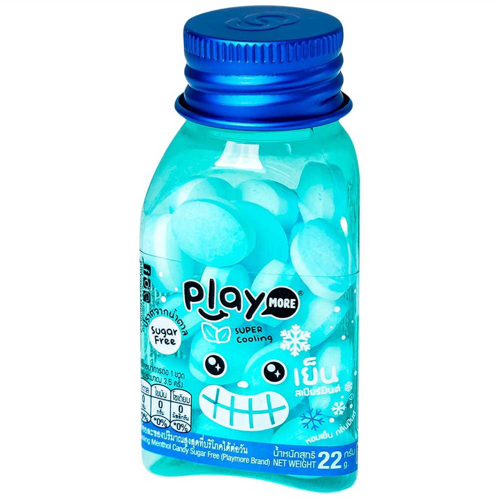 Hình ảnh Kẹo the PlayMore hương Bạc Hà hơi thở thơm mát, sảng khoái dài lâu (22g)