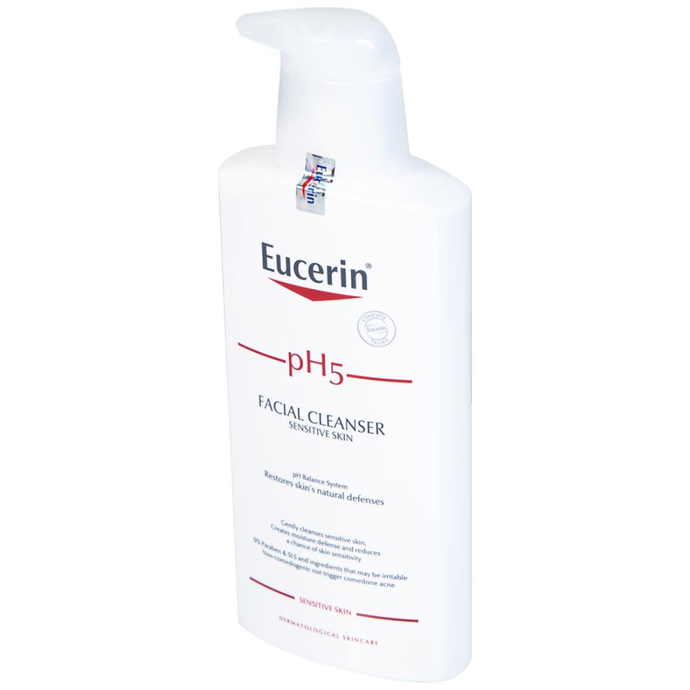 Hình ảnh Sữa rửa mặt cho da nhạy cảm Eucerin PH5 Facial Cleanser Sensitive Skin (400ml)