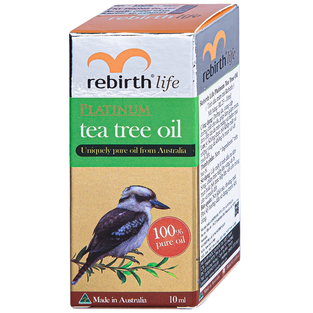 Hình ảnh Tinh dầu tràm trà Rebirth Life Platinum Tea Tree Oil dưỡng da, giảm mụn (10ml)