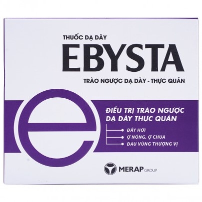 Thuốc dạ dày Ebysta Merap điều trị trào ngược dạ dày, thực quản (20 gói x 10ml)