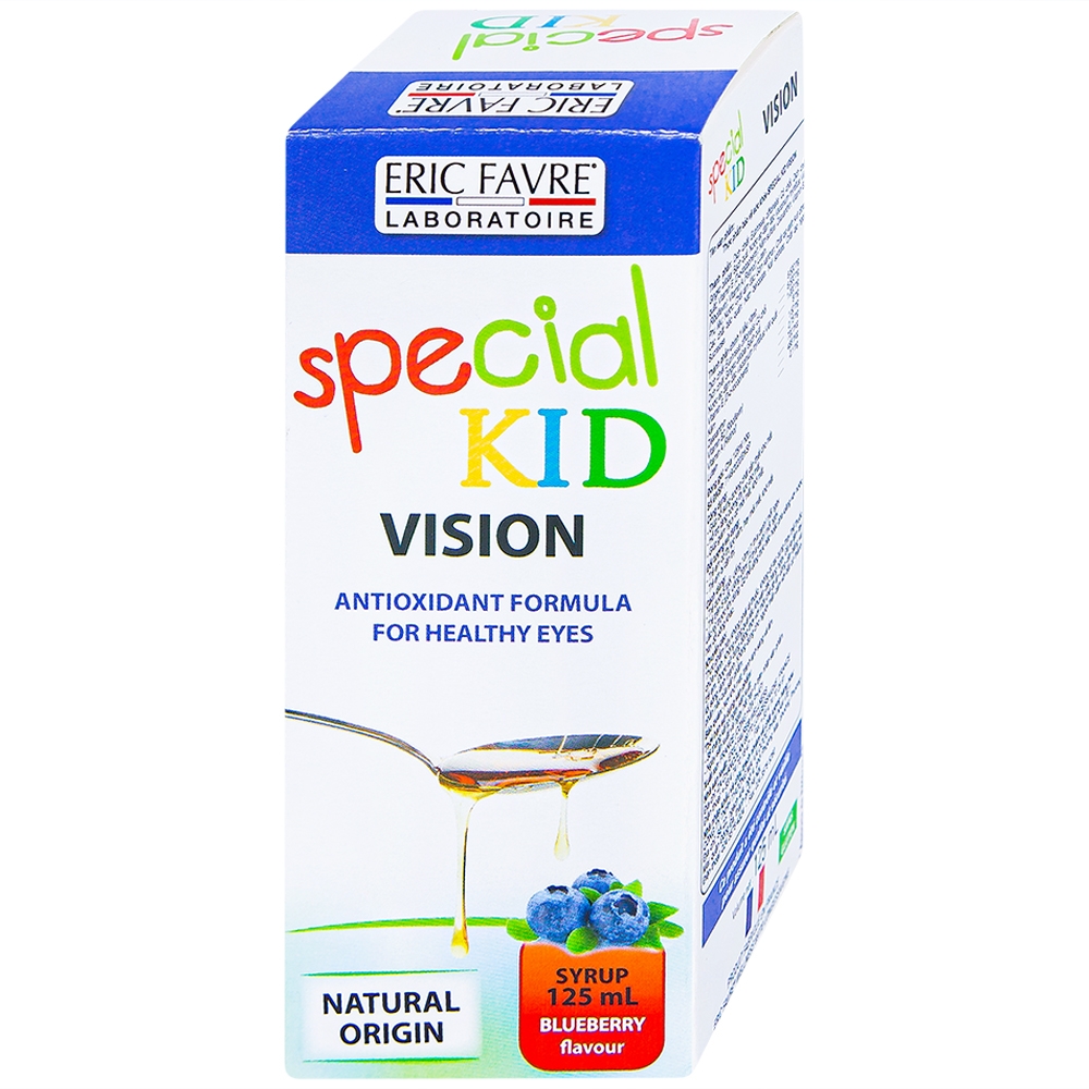 Hình ảnh Siro Special Kid Vision Eric Favre bổ sung các dưỡng chất cần thiết, có ích cho thị giác (125ml)