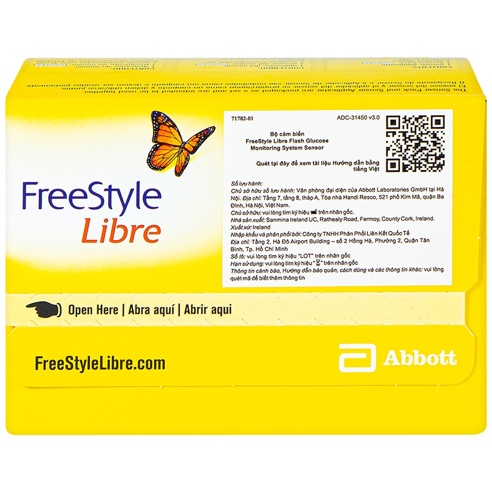 Hình ảnh Bộ cảm biến Freestyle Libre Flash Glucose Monitoring Sensor Abbott kiểm tra đường huyết trong một giây