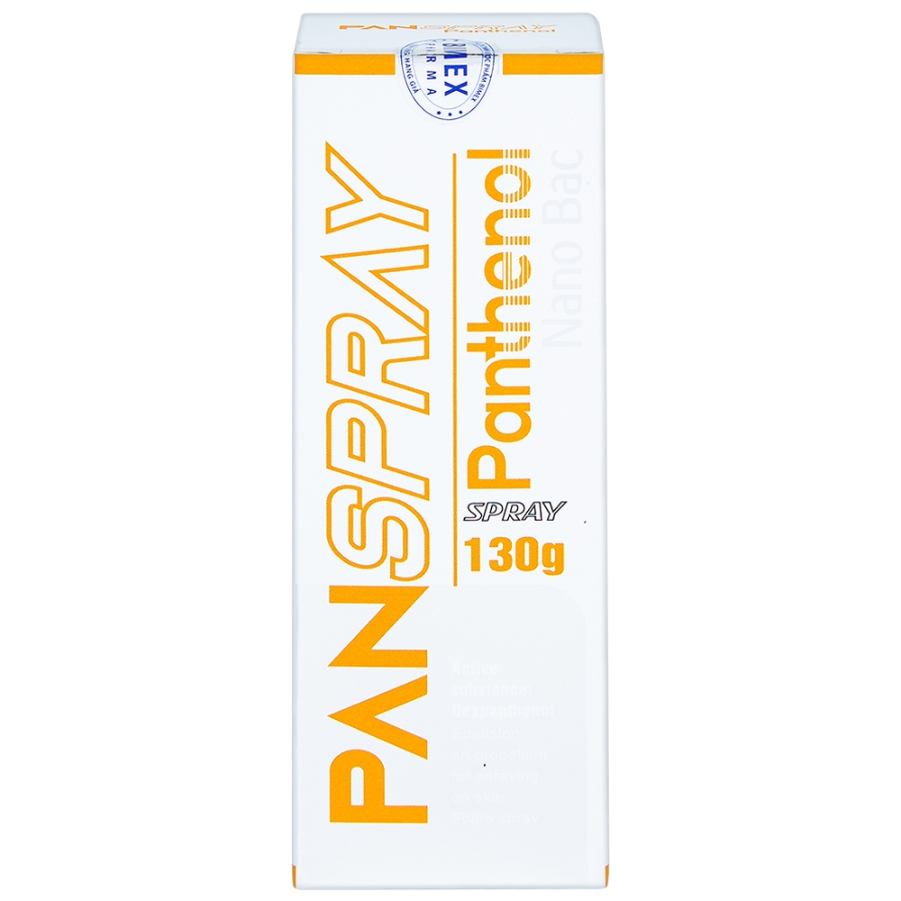 Hình ảnh Xịt PanSpray Panthenol hỗ trợ giảm đau, rát, hạn chế tổn thương, viêm nhiễm da (130g)