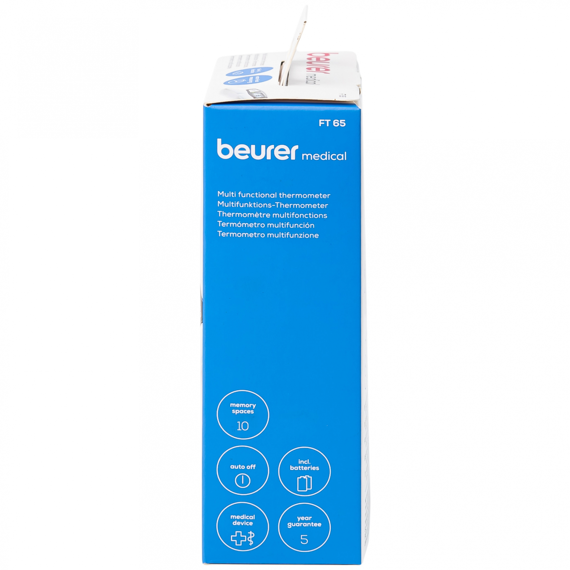 Hình ảnh Nhiệt kế điện tử Beurer Medical FT65 hỗ trợ đo ở các vị trí tai, trán, cơ thể (1 chiếc)