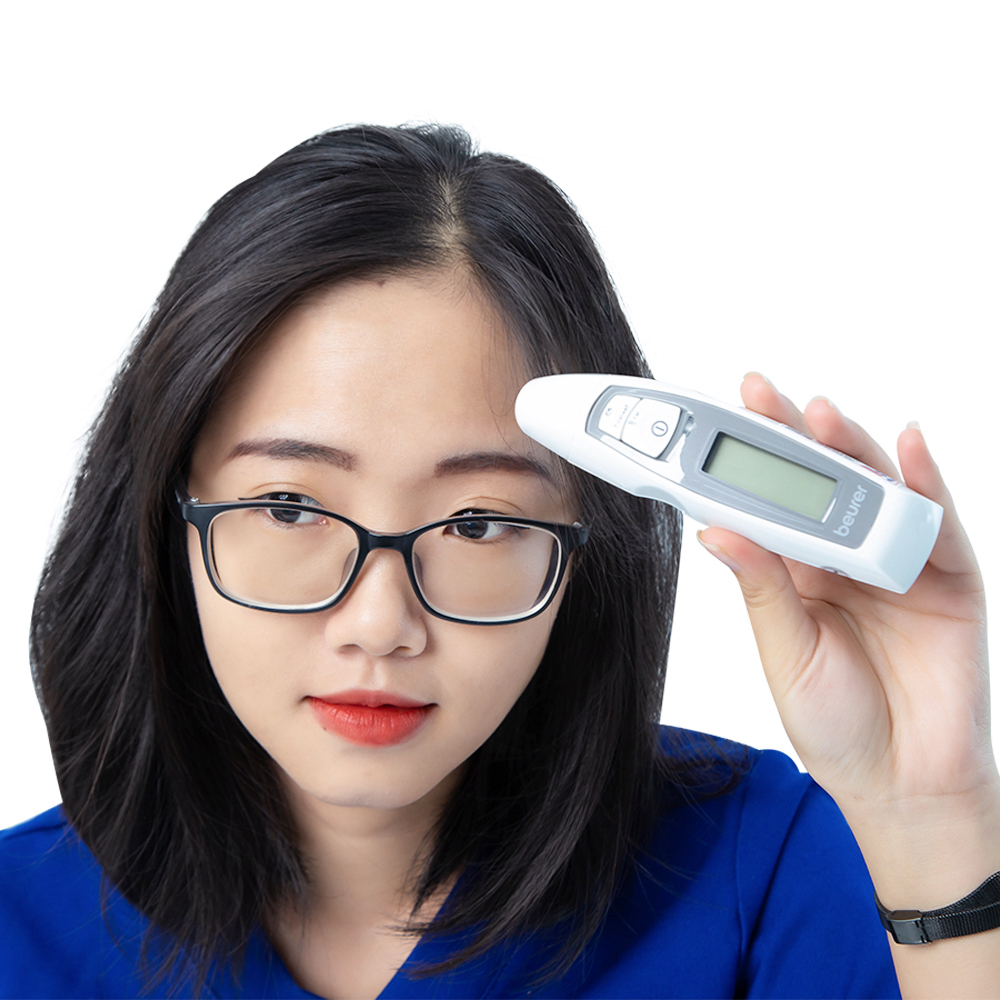 Hình ảnh Nhiệt kế điện tử Beurer Medical FT65 hỗ trợ đo ở các vị trí tai, trán, cơ thể (1 chiếc)