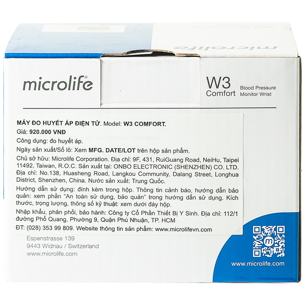 Hình ảnh Máy đo huyết áp điện tử Microlife W3 Comfort hỗ trợ đo huyết áp