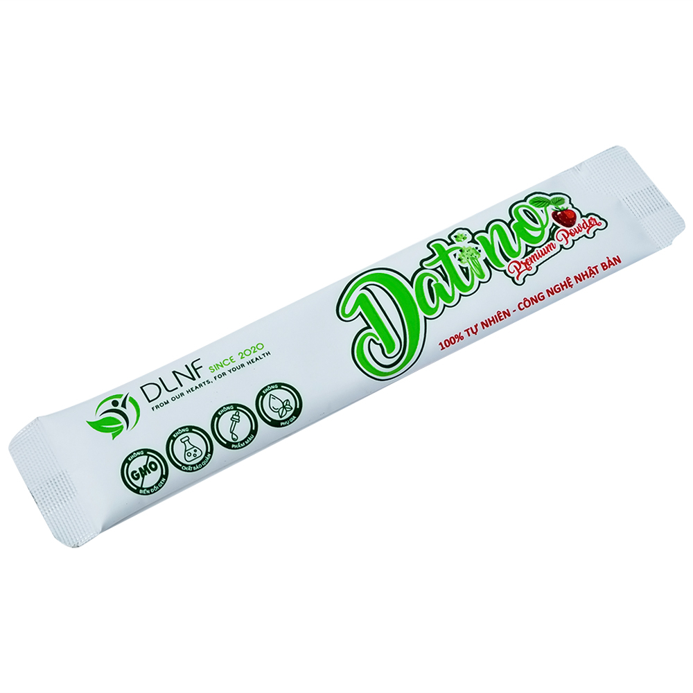 Hình ảnh Bột Rau Má Đậu Xanh Đường Phèn Datino (15g x 10 gói)