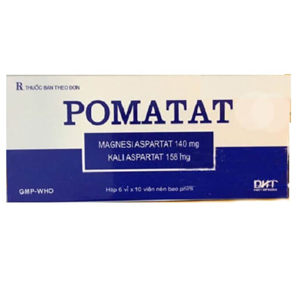 Hình ảnh Viên nén Pomatat Hataphar điều trị đau thắt ngực, nhồi máu cơ tim (6 vỉ x 10 viên)